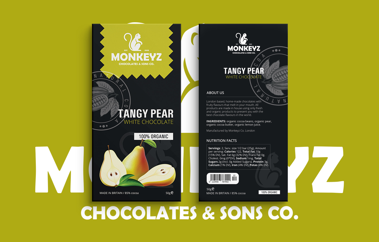 Monkeyz Chocolates Local Packaging Design Agency Ipswich Uncuva Design Ltd