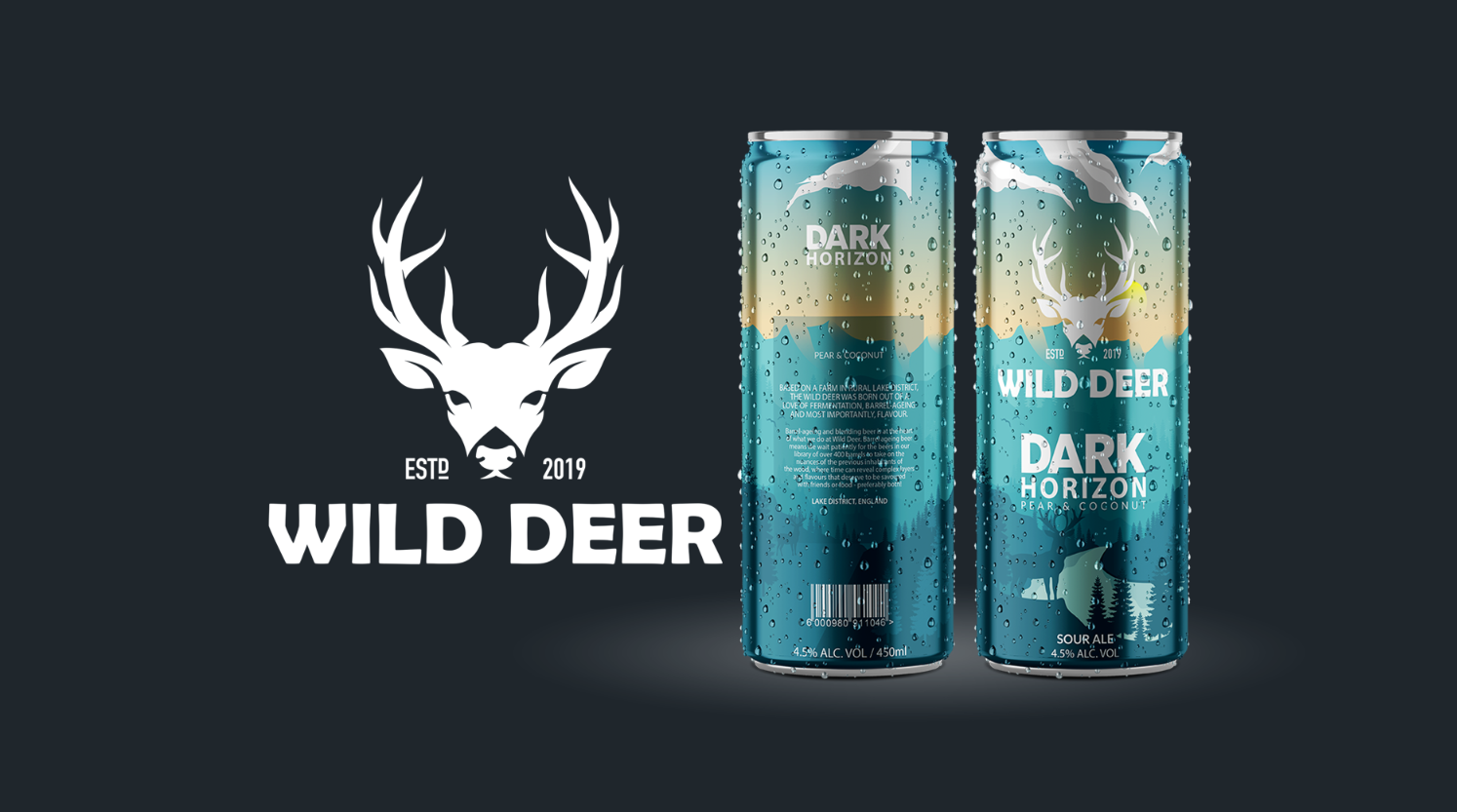 Award Wining Wild Deer Beer Can Packaging Design Agency in Ipswich Suffolk Uncuva