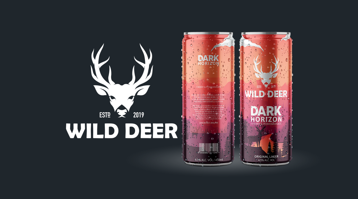 Wild Deer Beer Can Packaging Agency in Ipswich Suffolk Uncuva
