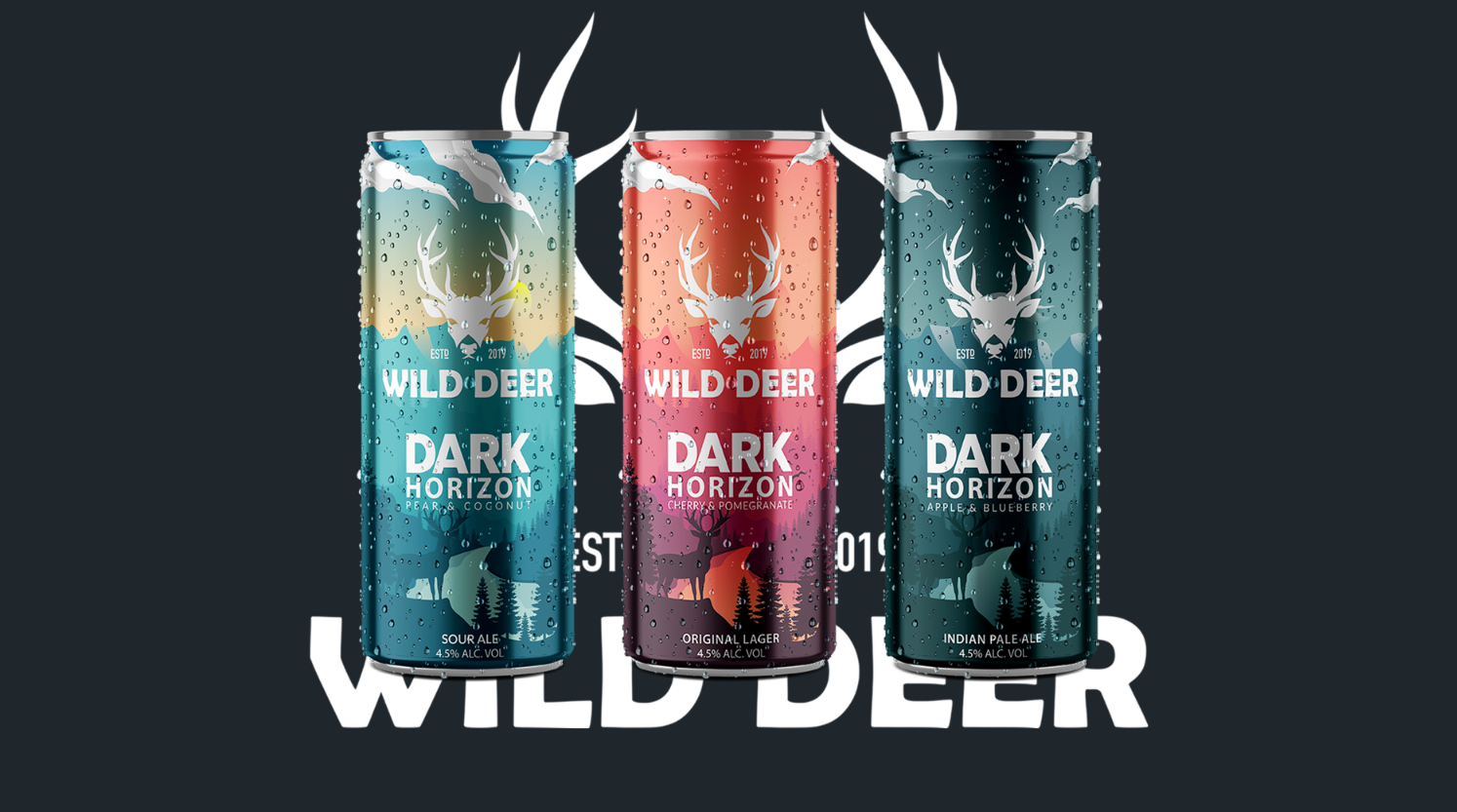 Wild Deer Beer Can Packaging Design Agency in Ipswich Suffolk Uncuva