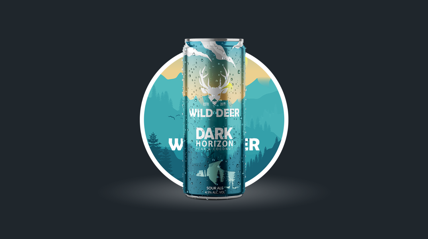 Wild Deer Beer Coster Packaging Design Agency in Ipswich Uncuva