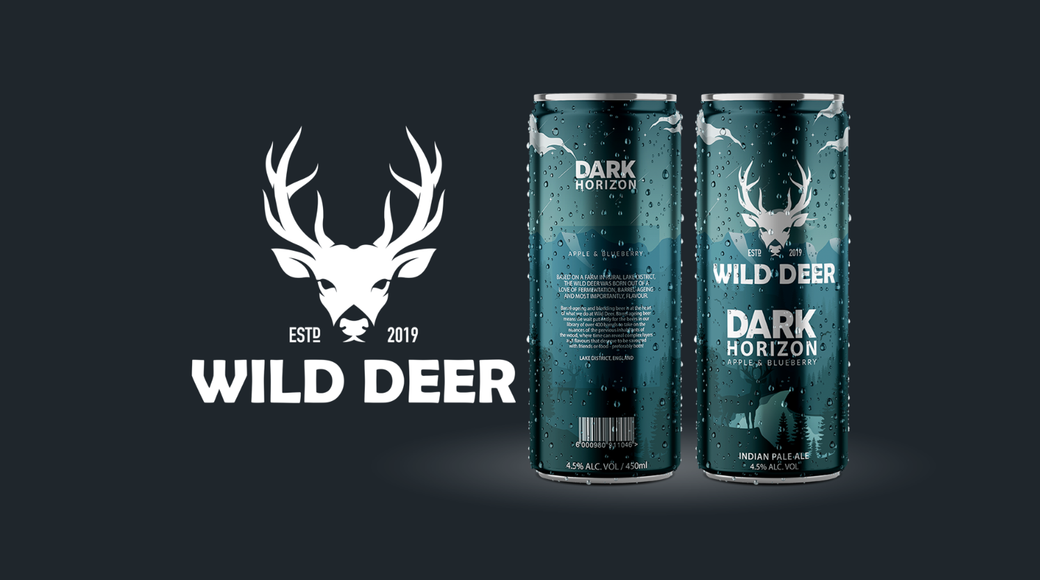 Wild Deer Beer Packaging Design Agency in Ipswich Suffolk Uncuva