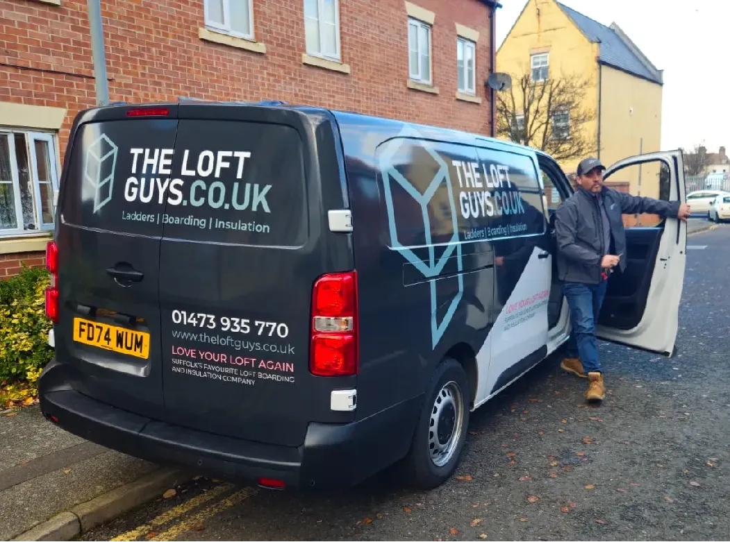Signage Vehicle Sign Writting Suffolk Ipswich Uncuva Design Ltd The Loft Guys (1)
